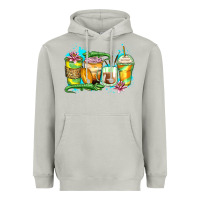 Moon Dust alligator coffee cups Heavyweight Hoodie - Zillion Design Studio