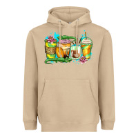 Mushroom alligator coffee cups Heavyweight Hoodie - Zillion Design Studio