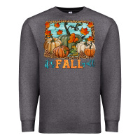 Charcoal Heather it's fall y'all Premium Sweatshirt - HRA Design Shop