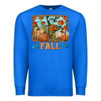 True Royal it's fall y'all Premium Sweatshirt - HRA Design Shop