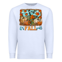 White it's fall y'all Premium Sweatshirt - HRA Design Shop