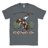 Charcoal Heather when the going gets tough cowboy up Classic Tee - MaliasSmallBusiness