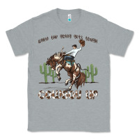 Heather Grey when the going gets tough cowboy up Classic Tee - MaliasSmallBusiness
