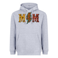 Heather Grey western mom Heavyweight Hoodie - texasbilliewilder