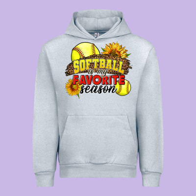 Softball Is My Favorite Season Urban Hoodie Designed By Lillyallendesigns