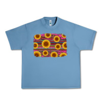Pebble Blue cinco de mayo sunflower background Urban Heavy Tee - Artiststas