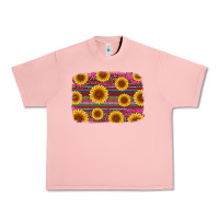 Salmon cinco de mayo sunflower background Urban Heavy Tee - Artiststas