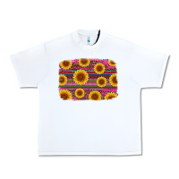 White cinco de mayo sunflower background Urban Heavy Tee - Artiststas