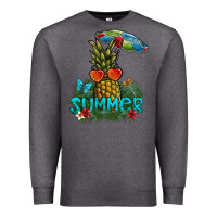 Charcoal Heather summer Premium Sweatshirt - SublimationCraftShop
