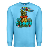 Ocean Blue summer Premium Sweatshirt - SublimationCraftShop