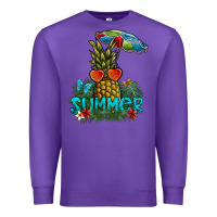 Purple summer Premium Sweatshirt - SublimationCraftShop