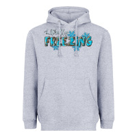 Heather Grey literally freezing winter Heavyweight Hoodie - RanaPortraitStore
