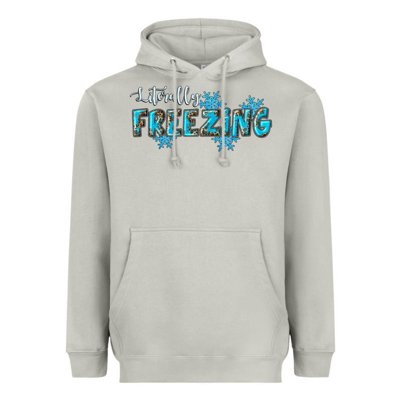 Literally Freezing Winter Heavyweight Hoodie by RanaPortraitStore | Teevron