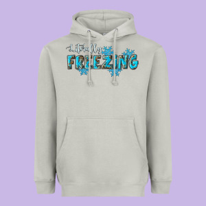 Literally Freezing Winter Heavyweight Hoodie Designed By Ranaportraitstore