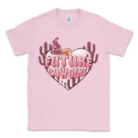 Bubblegum Pink future cowgirl Classic Tee - MaliasSmallBusiness
