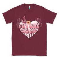 Burgundy future cowgirl Classic Tee - MaliasSmallBusiness