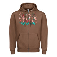 Chestnut merry dancemas christmas ballet Zipper Hoodie - MaliasSmallBusiness