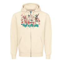 Sandshell merry dancemas christmas ballet Zipper Hoodie - MaliasSmallBusiness