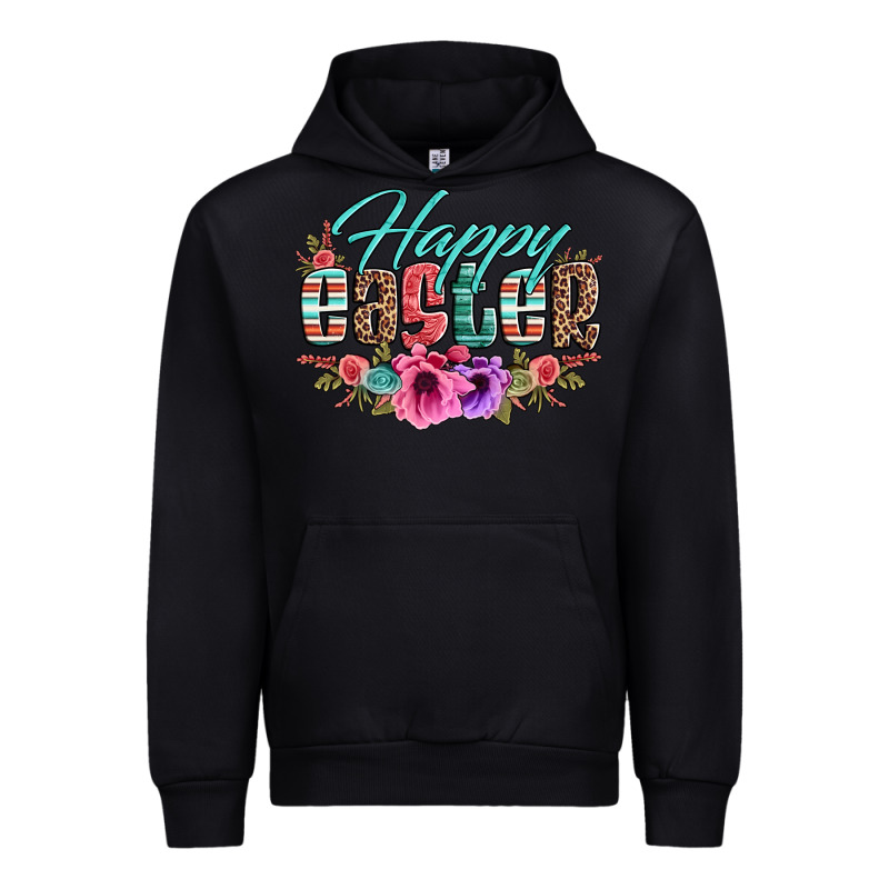 Happy Easter Western Floral Serape Leopard Urban Hoodie by Jasminsmagicworld | Teevron