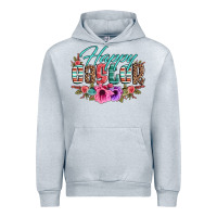 Heather Grey happy easter western floral serape leopard Urban Hoodie - Jasminsmagicworld