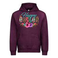 Mauve Wine happy easter western floral serape leopard Urban Hoodie - Jasminsmagicworld