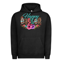 Pigment Black happy easter western floral serape leopard Urban Hoodie - Jasminsmagicworld
