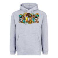 Heather Grey western mom Heavyweight Hoodie - texasbilliewilder