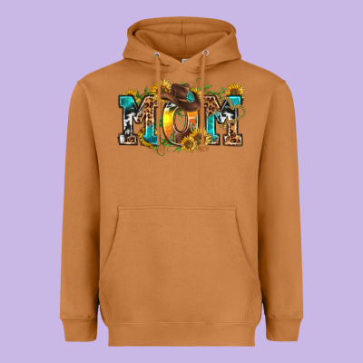 Western Mom Heavyweight Hoodie Designed By Texasbilliewilder