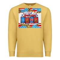 Antique Gold American Mama 20oz tumbler Premium Sweatshirt - Neo Western