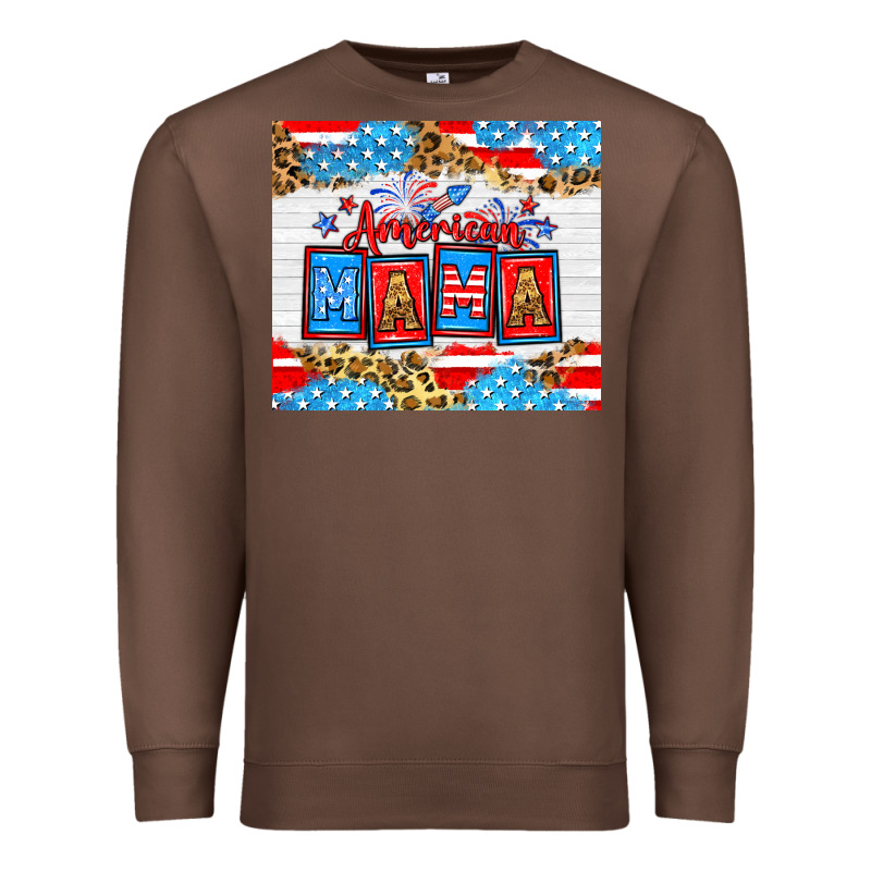 American Mama 20oz Tumbler Premium Sweatshirt by Neo Western | Teevron