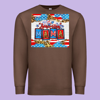 American Mama 20oz Tumbler Premium Sweatshirt Designed By Neo Western