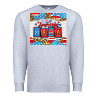 Heather Grey American Mama 20oz tumbler Premium Sweatshirt - Neo Western