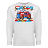 Oatmeal Heather American Mama 20oz tumbler Premium Sweatshirt - Neo Western