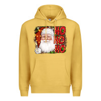 Antique Gold christmas ho ho ho santa clause Premium Hoodie - AdoDesignShop