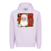 Lilac christmas ho ho ho santa clause Premium Hoodie - AdoDesignShop