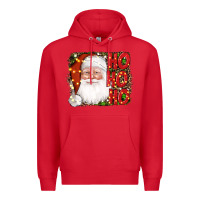 Red christmas ho ho ho santa clause Premium Hoodie - AdoDesignShop