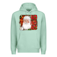 Seafoam christmas ho ho ho santa clause Premium Hoodie - AdoDesignShop