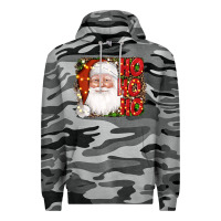 Slate Camo christmas ho ho ho santa clause Premium Hoodie - AdoDesignShop
