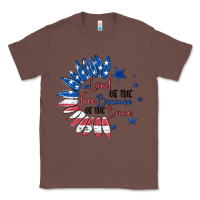 Chestnut land of the free because of the brave Classic Tee - MaliasSmallBusiness