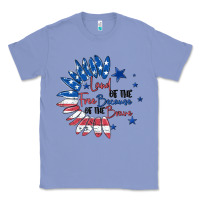Colony Blue land of the free because of the brave Classic Tee - MaliasSmallBusiness