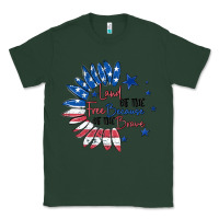 Sports Green land of the free because of the brave Classic Tee - MaliasSmallBusiness
