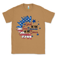 Toasted Coconut land of the free because of the brave Classic Tee - MaliasSmallBusiness