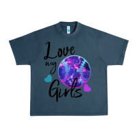 Midnight Navy I Love My Softball Girl Urban Heavy Tee - Bettercallsaul