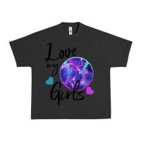 Pigment Black I Love My Softball Girl Urban Heavy Tee - Bettercallsaul
