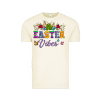Vintage Arctic easter vibes and butterfly with bunny and flowers Vintage Tee - Artiststas