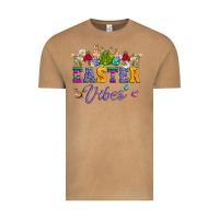 Vintage Camel easter vibes and butterfly with bunny and flowers Vintage Tee - Artiststas