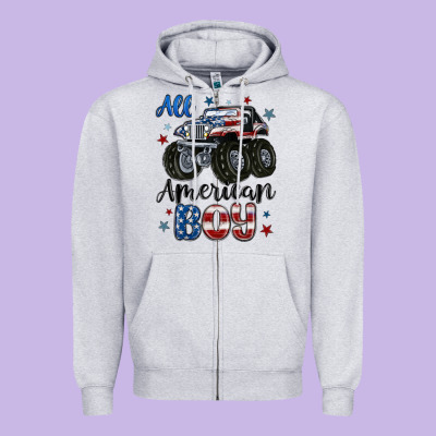 Zipper Hoodie all american boy