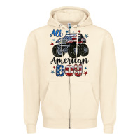 Sandshell all american boy Zipper Hoodie - MaliasSmallBusiness