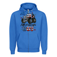 True Royal all american boy Zipper Hoodie - MaliasSmallBusiness