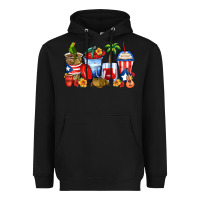 Black puerto rico coffee cups Heavyweight Hoodie - Zillion Design Studio